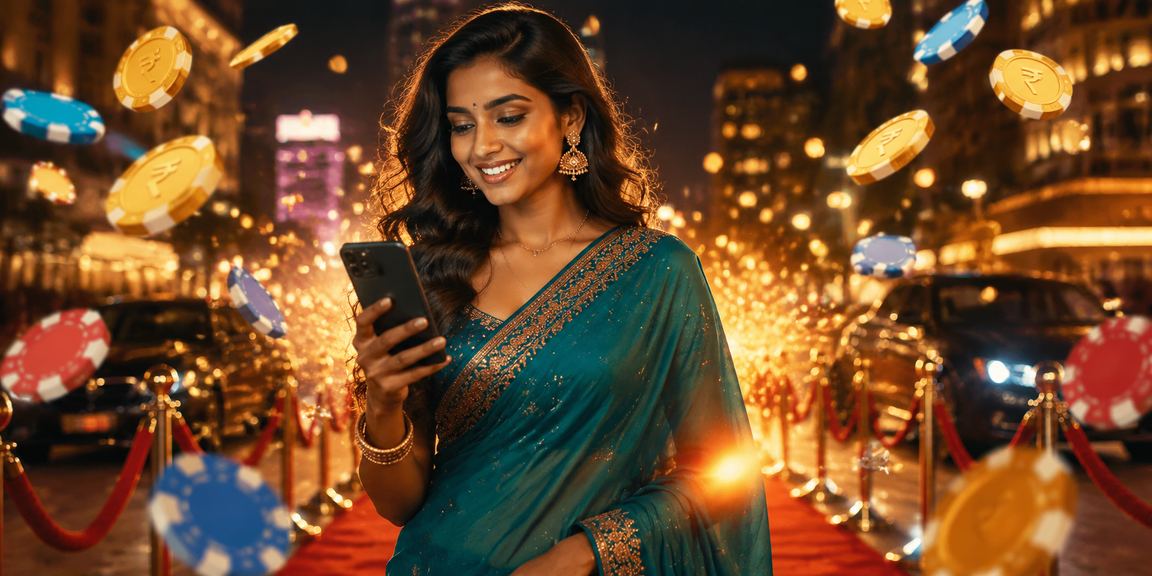 Mobile phone showing UPI payment app screen at a stadium